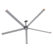 MAKANI 14ft 5-Blade 480V Industrial HVLS Fan with Wall Control - Silver