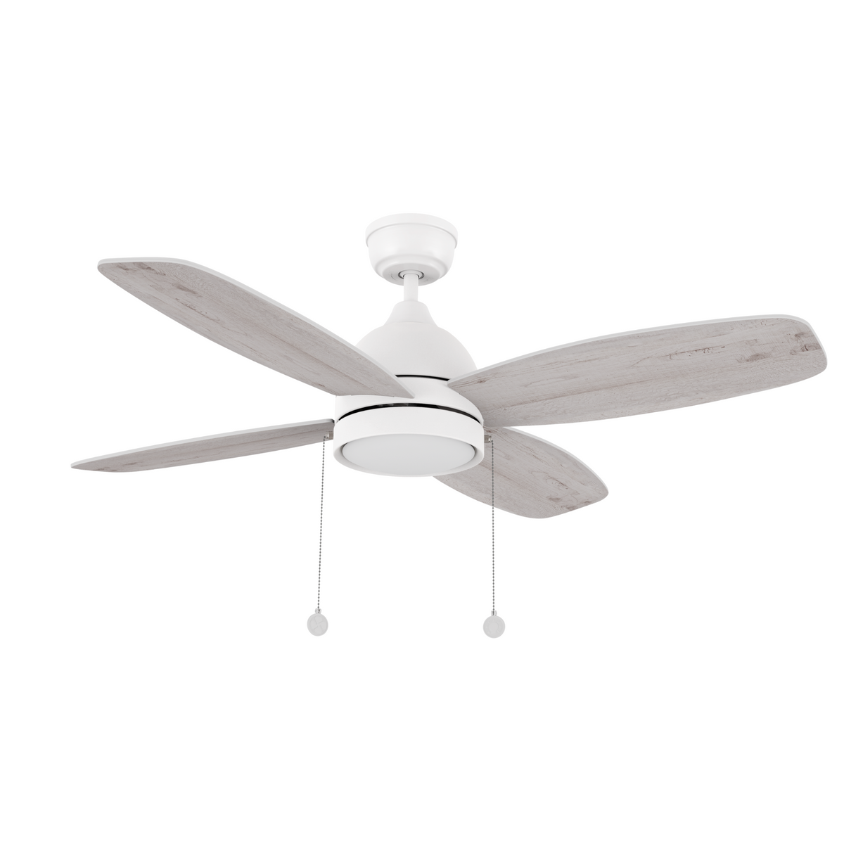 GREENWOOD 48" 4-Blade Ceiling Fan with LED Light & Pull Chain