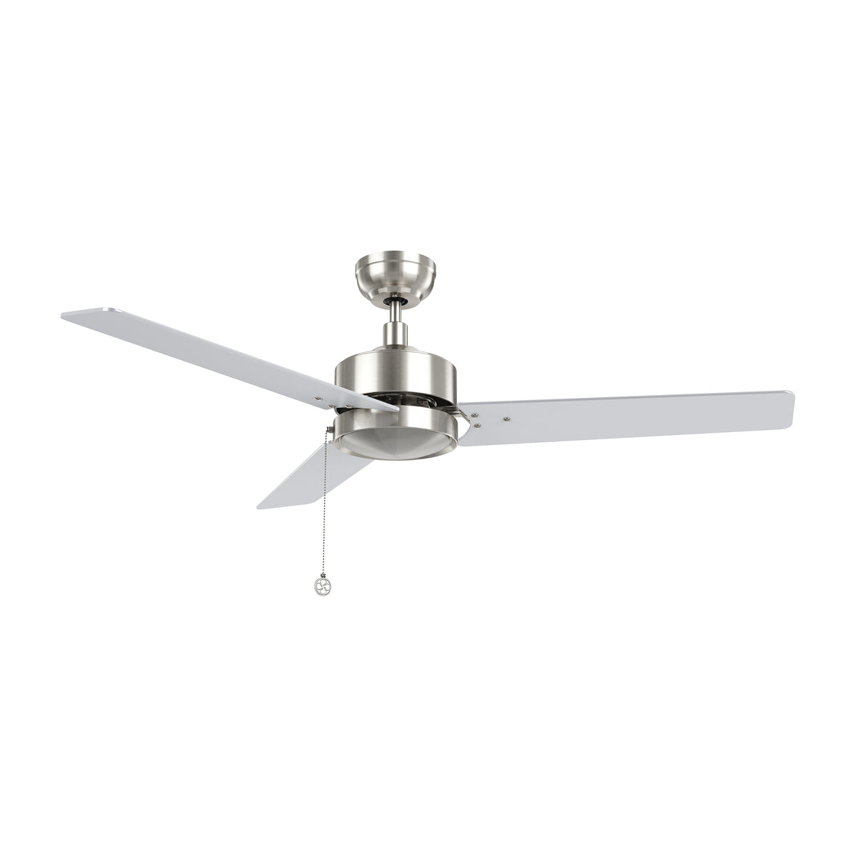 VINK 52 inch 3-Blade No Light Ceiling Fan with Pull Chain