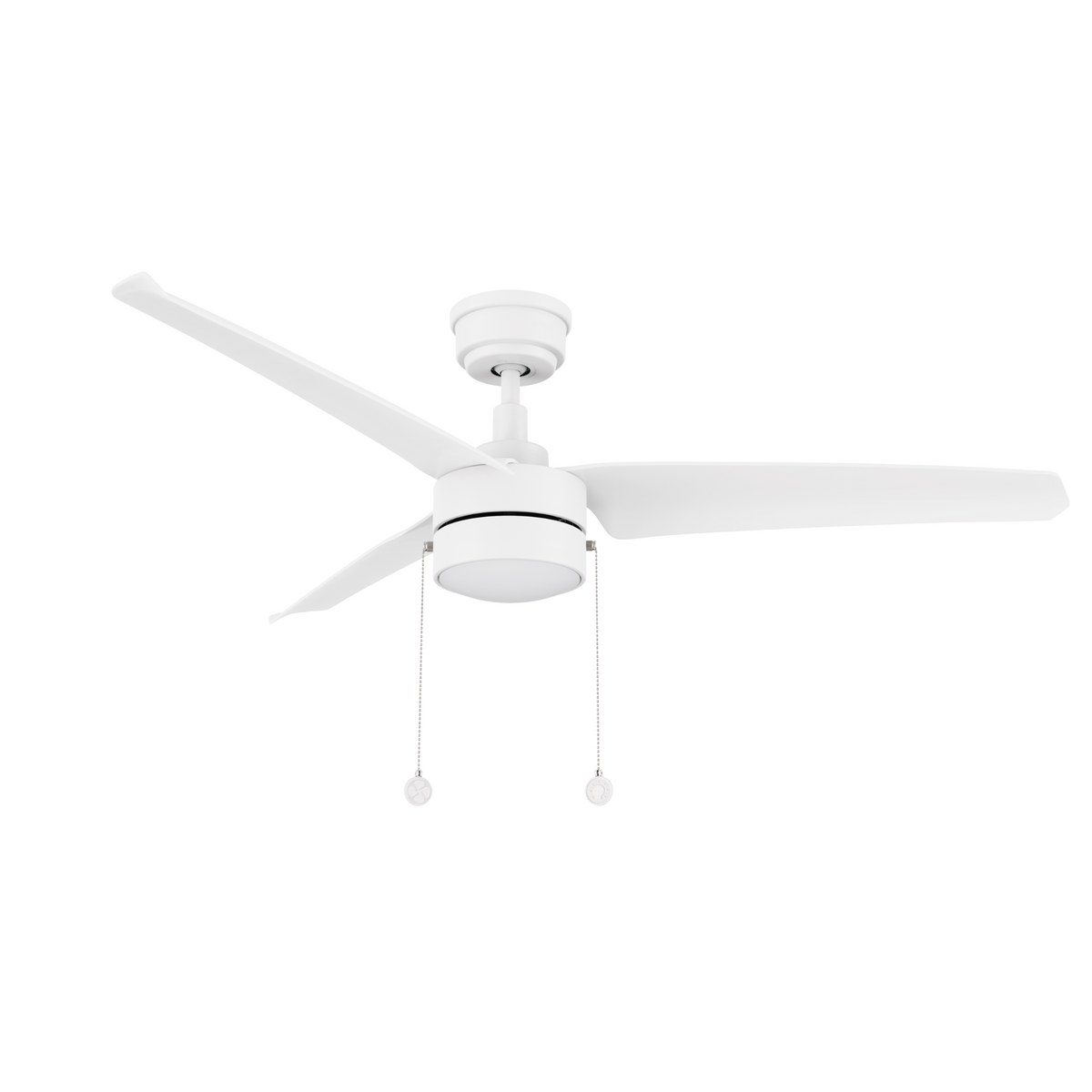 REXTON 52 inch 3-Blade Ceiling Fan with LED Light & Pull Chain