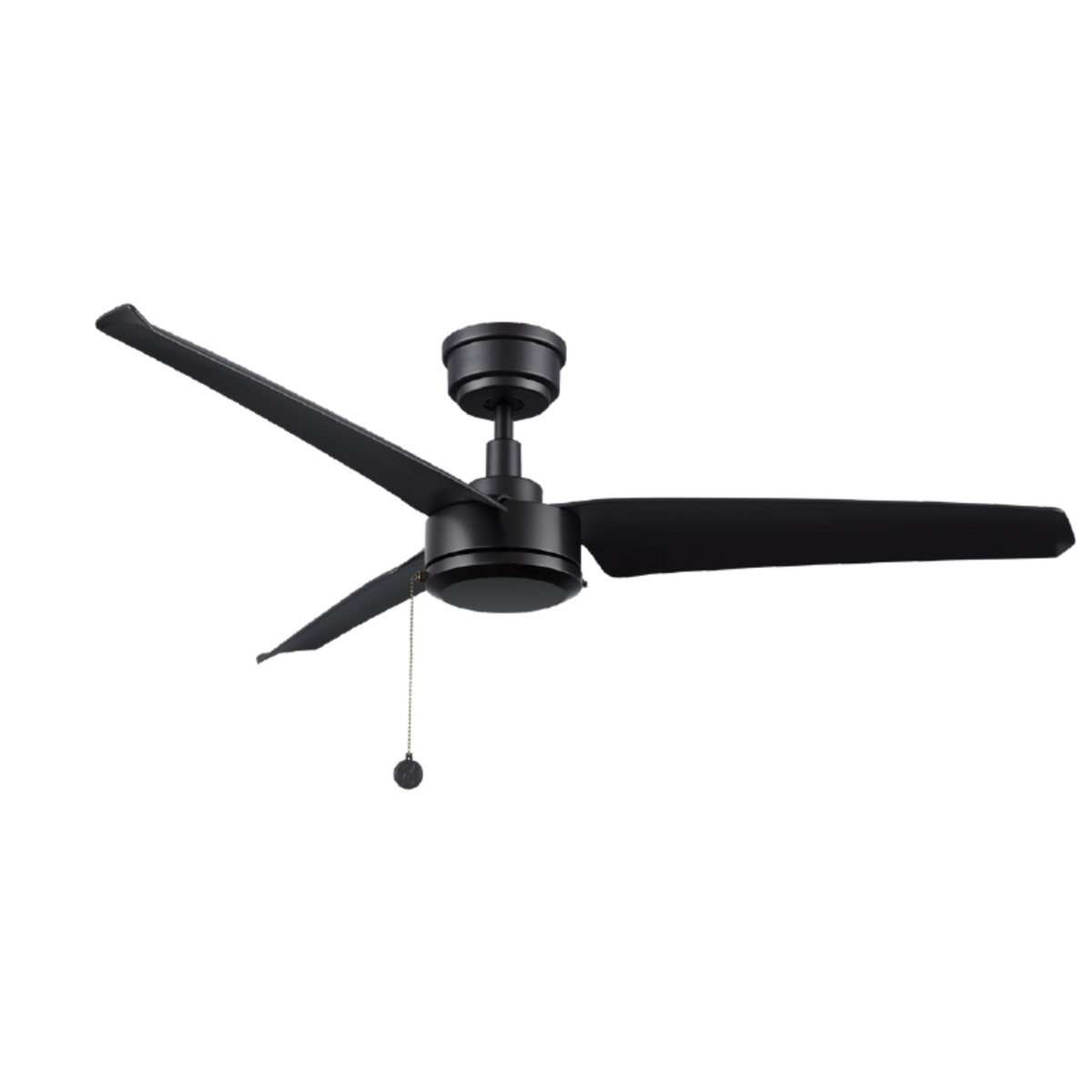 REXTON 52 inch 3-Blade No Light Ceiling Fan with Pull Chain