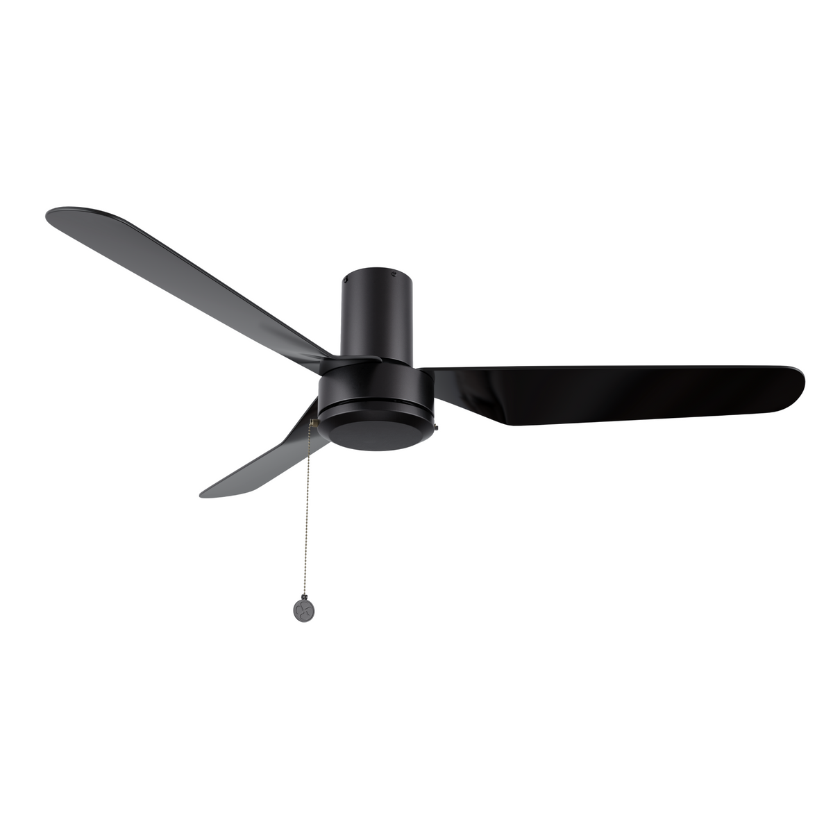 MORGAN 52 inch 3-Blade Flash Mount Ceiling Fan with Pull Chain