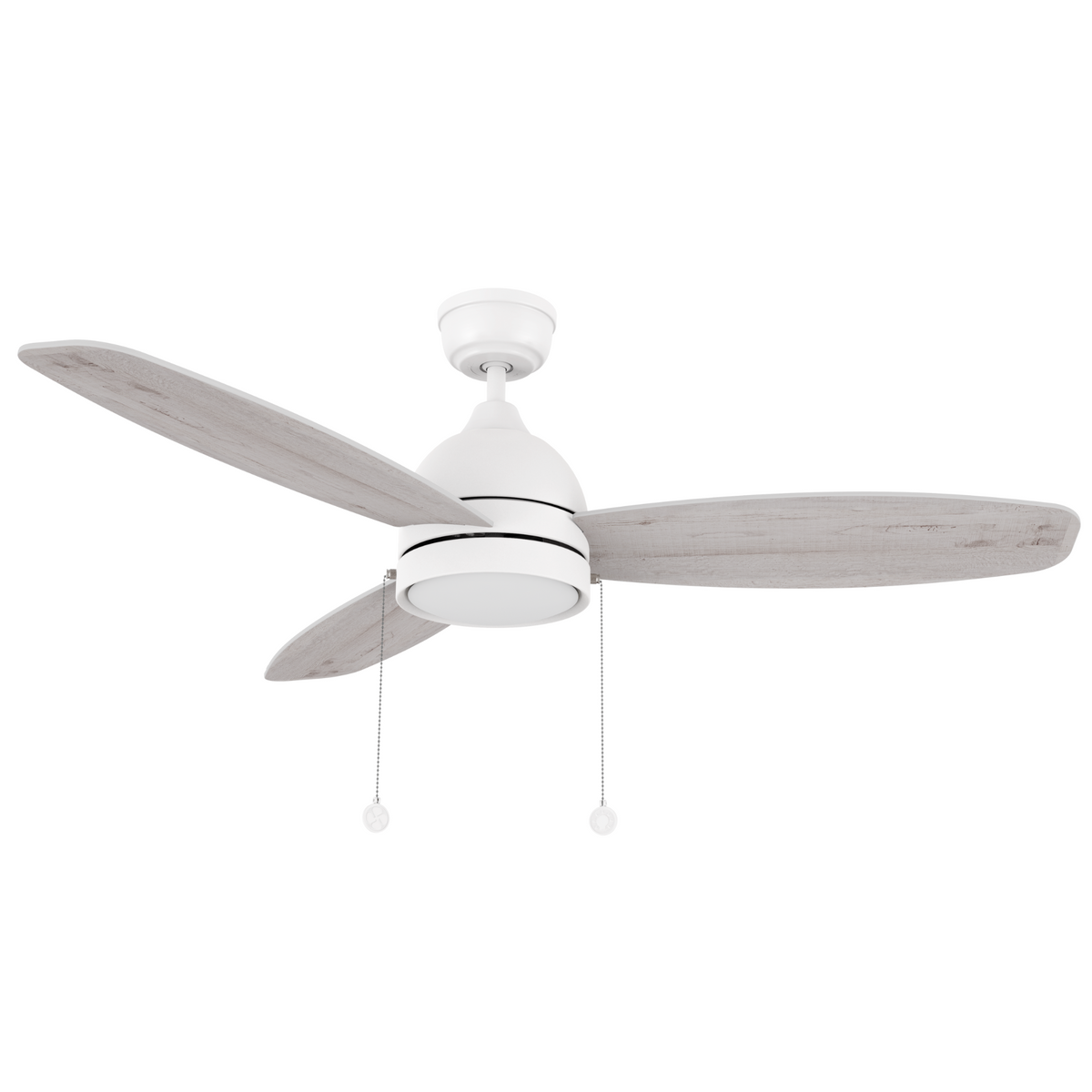 GREENWOOD 52" inch 3-Blade Ceiling Fan with LED Light & Pull Chain