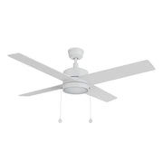 ASCOTT 52 inch 4-Blade Ceiling Fan with LED Light & Pull Chain