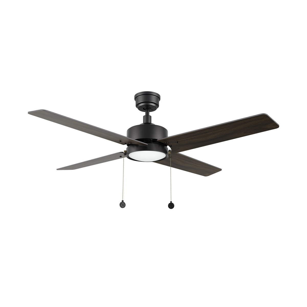 VINK 52 inch 4-Blade Ceiling Fan with LED Light & Pull Chain