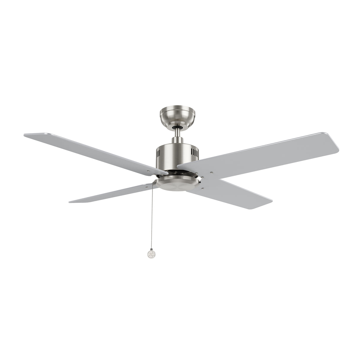 APEX 52 inch 4-Blade No Light Ceiling Fan with Pull Chain