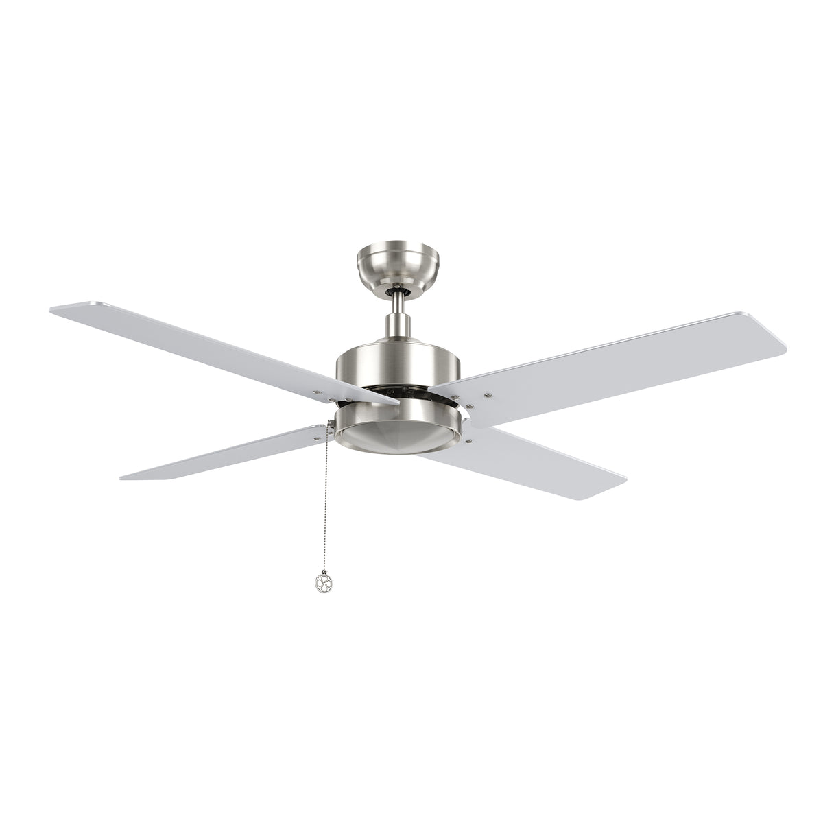 VINK 52 inch 4-Blade No Light Ceiling Fan with Pull Chain