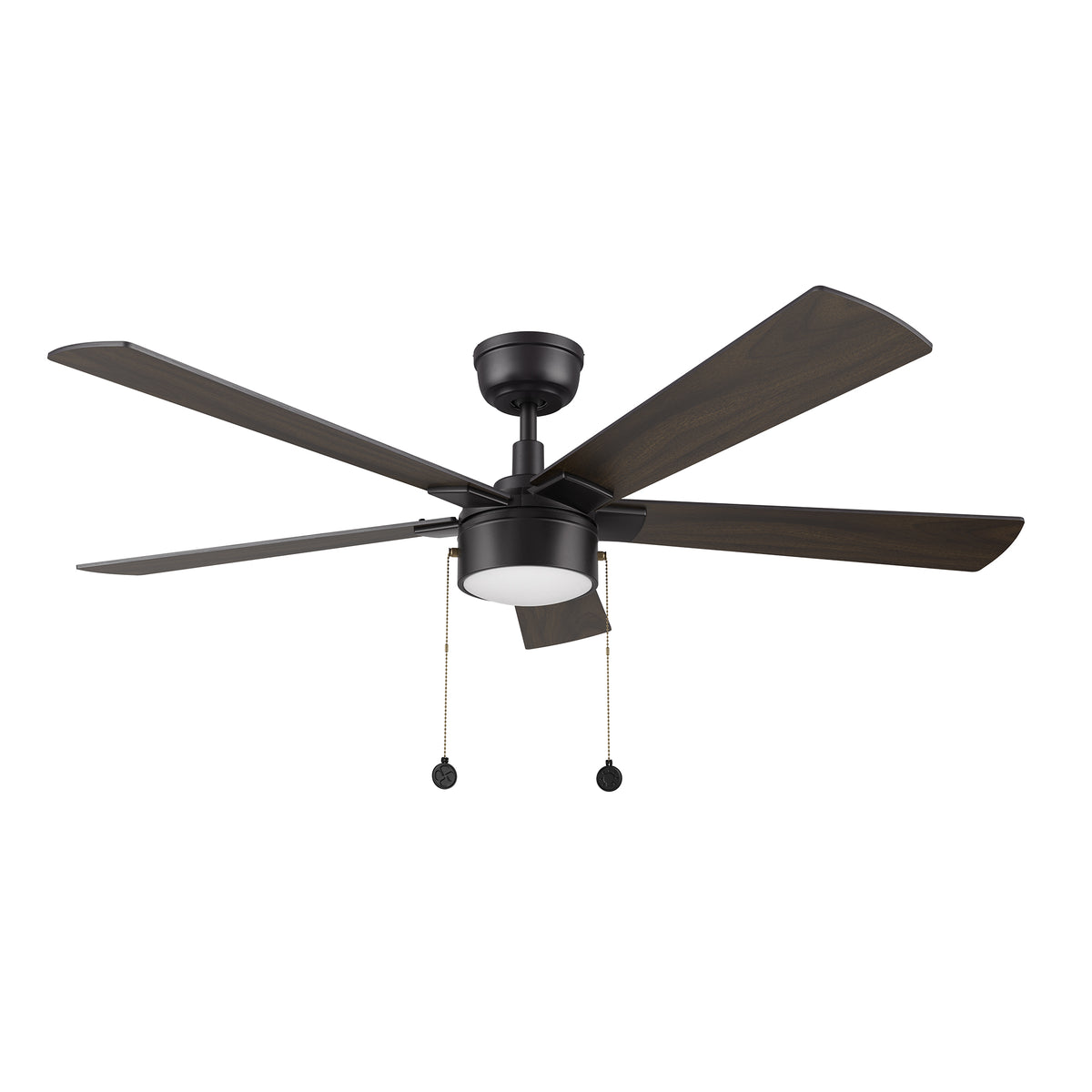 RYKER 52 inch 5-Blade Ceiling Fan with LED Light & Pull Chain