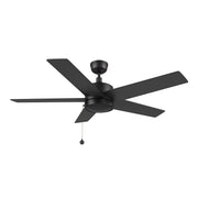 ASCOTT 52 inch 5-Blade No Light Ceiling Fan with Pull Chain