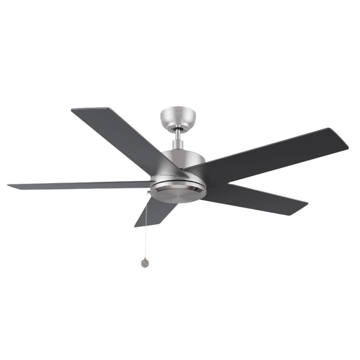 ASCOTT 52 inch 5-Blade No Light Ceiling Fan with Pull Chain