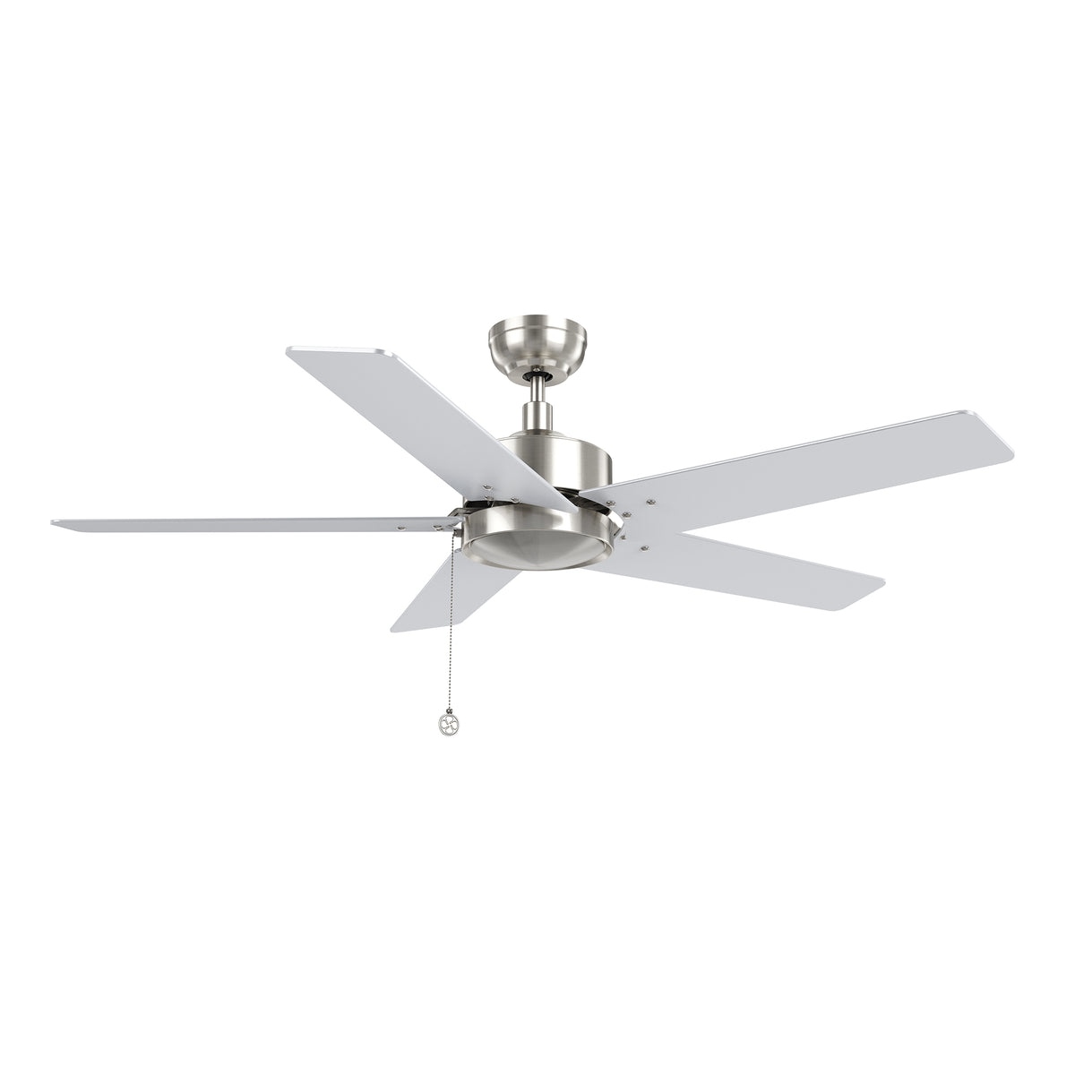 VINK 52 inch 5-Blade No Light Ceiling Fan with Pull Chain