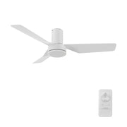 CAERUS 44 inch 3-Blade No Light Ceiling Fan with Remote Control