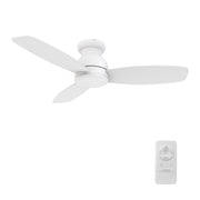 STANLEY 48 inch 3-Blade Flush Mount No Light Ceiling Fan with Remote