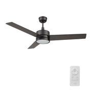SANTANA 52 inch 3-Blade Ceiling Fan with LED Light & Remote