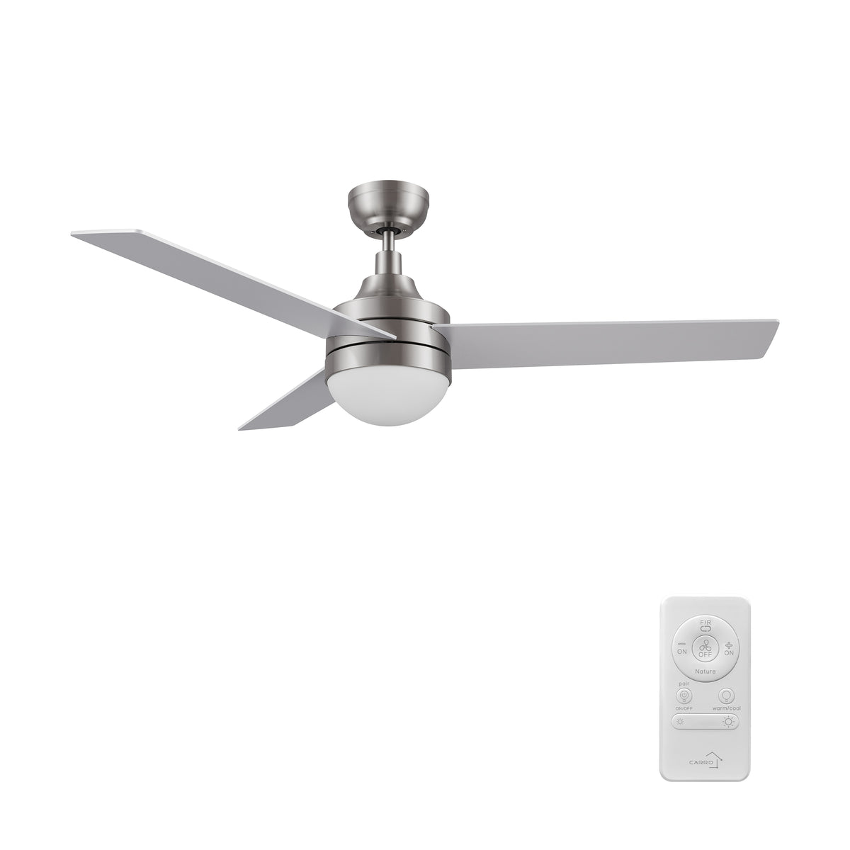 KIMBALL 52 inch 3-Blade Ceiling Fan with LED Light & Remote