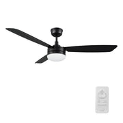 VARA 52 inch 3-Blade Ceiling Fan with LED Light & Remote