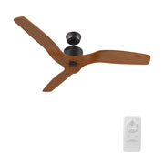 GARNETT 52 inch 3-Blade No Light Ceiling Fan with Remote