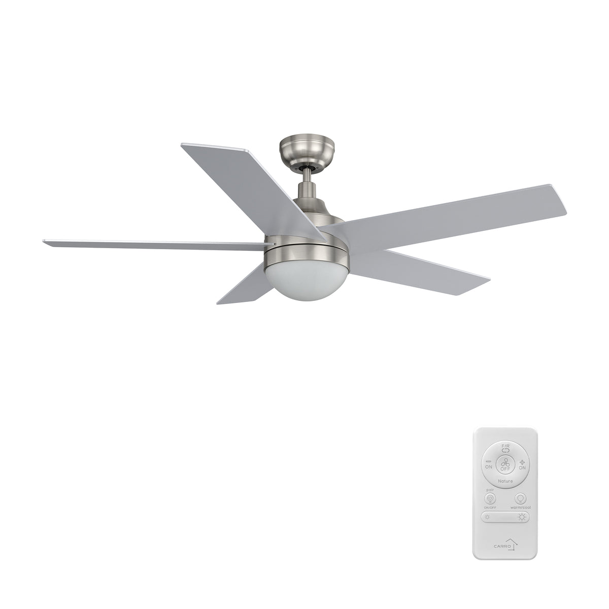 KIMBALL 52 inch 5-Blade Ceiling Fan with LED Light & Remote