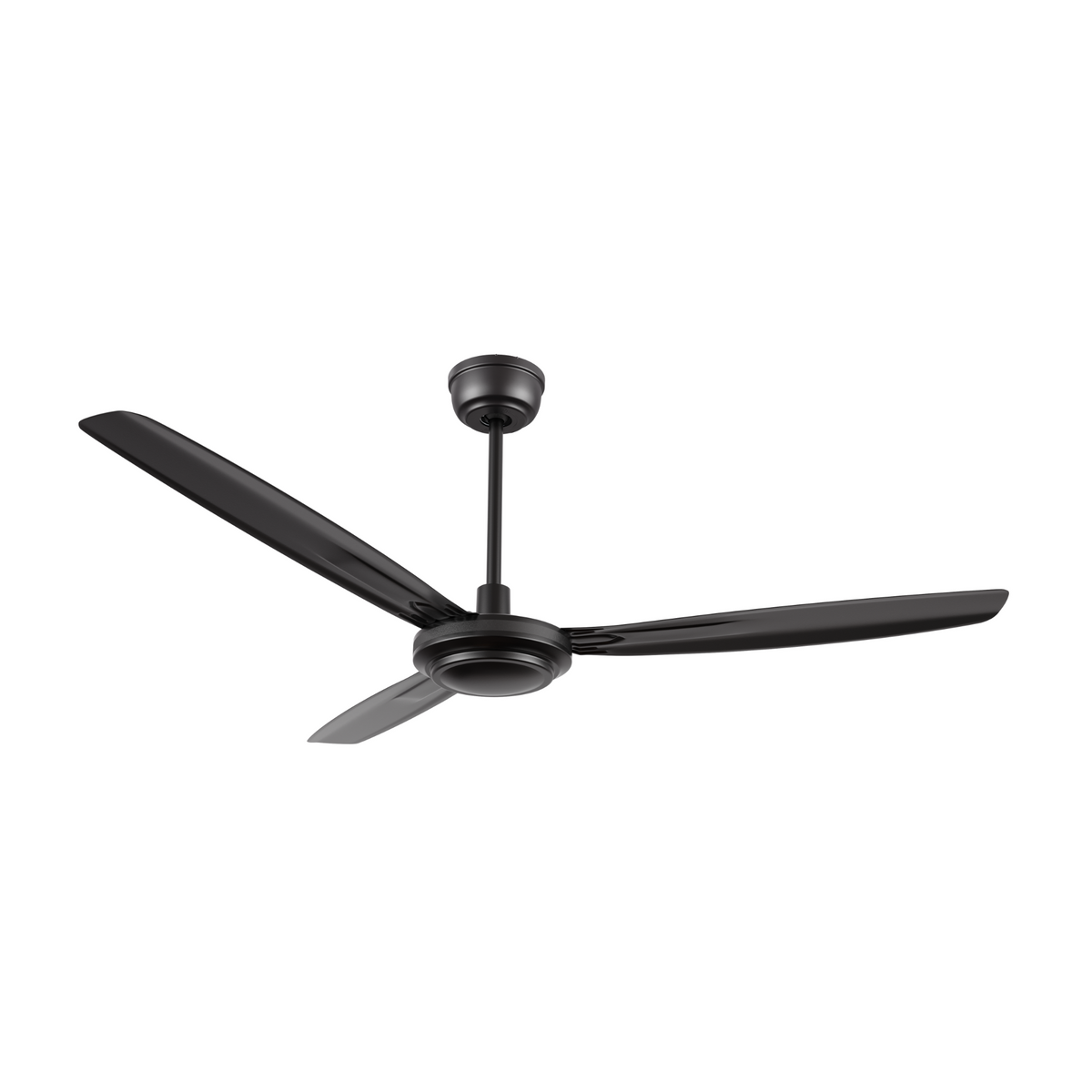 OBERON 56 inch 3-Blade No Light Ceiling Fan with Remote-Z1