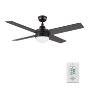KIMBALL 52 inch 4-Blade Ceiling Fan with LED Light & Wall Control
