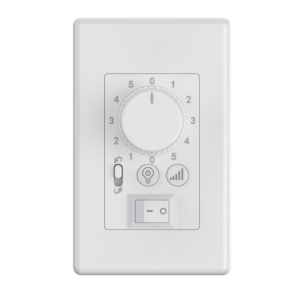 Carro DC Ceiling Fan Wall Control Fan Speed Control and Light On/Off/Dimming Switch