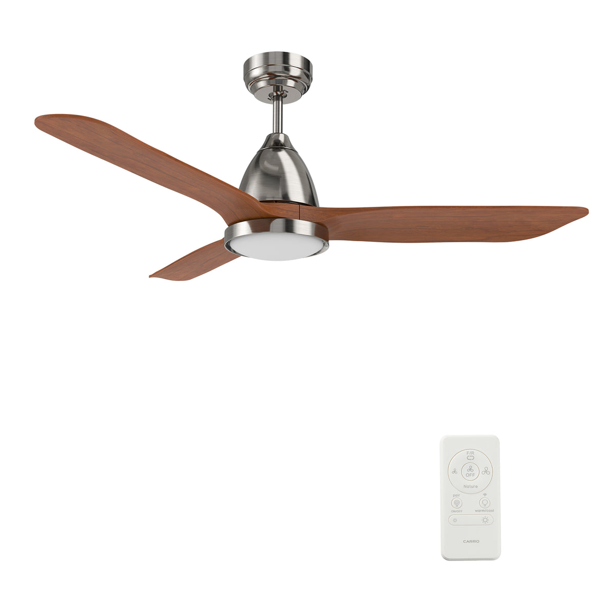 GARRICK 52 inch 3-Blade Smart Ceiling Fan with LED Light & Remote