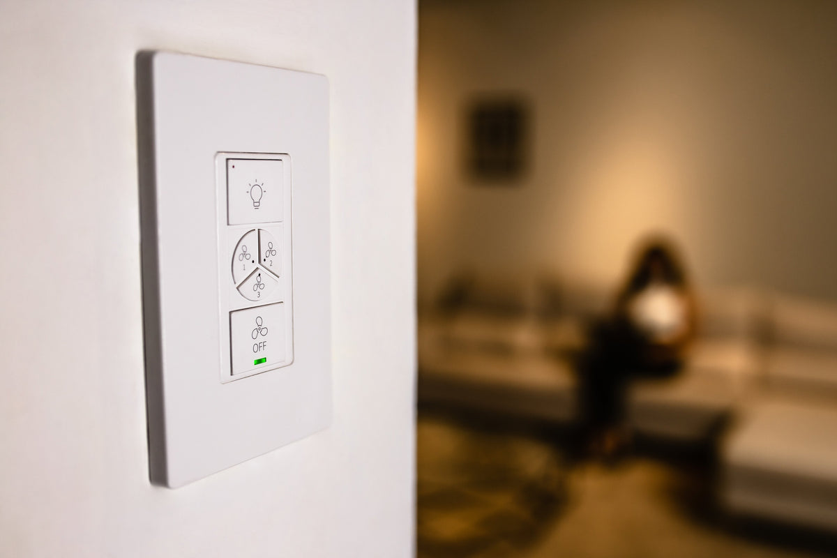 Carro Home Pilot Smart Wall Switch For Ceiling Fans(4-Gang), Works with Amazon Alexa, Google Assistant, and Siri Shortcuts