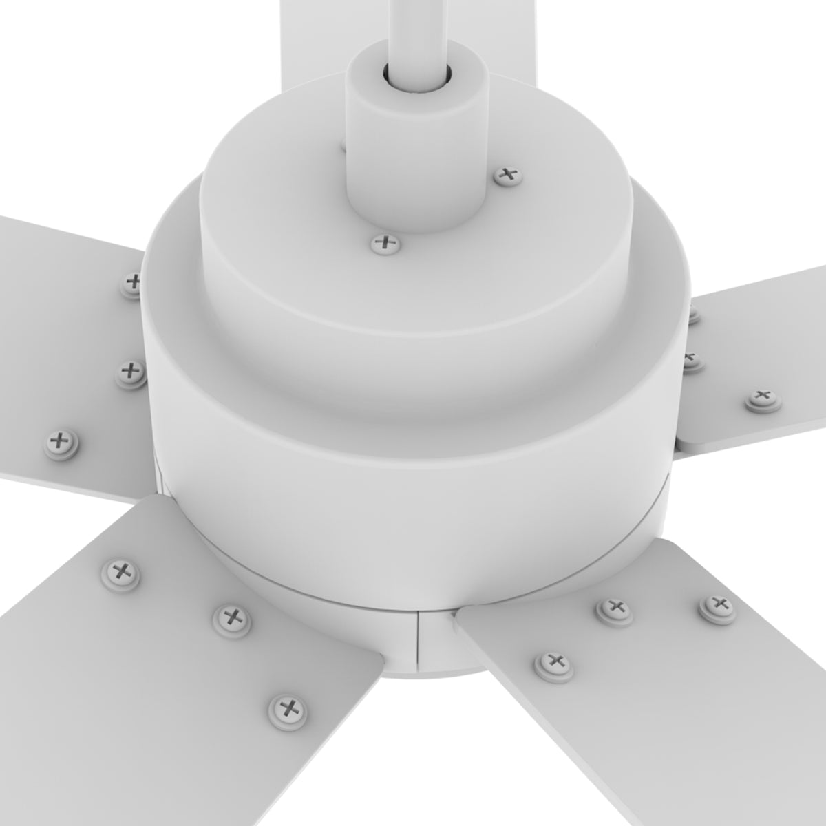 Carro ASCENDER 60 inch 5-Blade Smart Ceiling Fan with LED Light & Remote Control - White/White