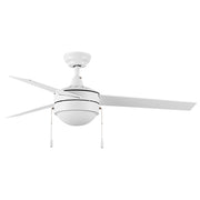 EVERETT 48 Inch 3-Blade Ceiling Fan with LED Light & Pull Chain