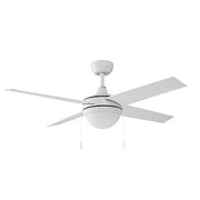 EVERETT 52 inch 4-Blade Ceiling Fan with LED Light & Pull Chain